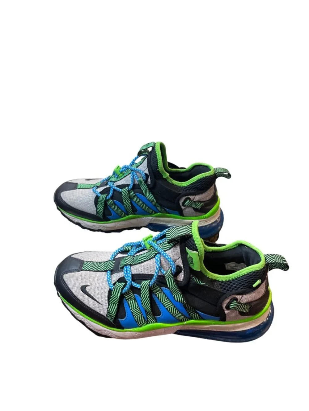 Nike Air Max mens green blue 270 Bowfin Sprite lowtop sneakers sz 8.5 SKU 10-478